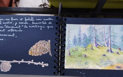 Balade & aquarelle, carnet de montagne